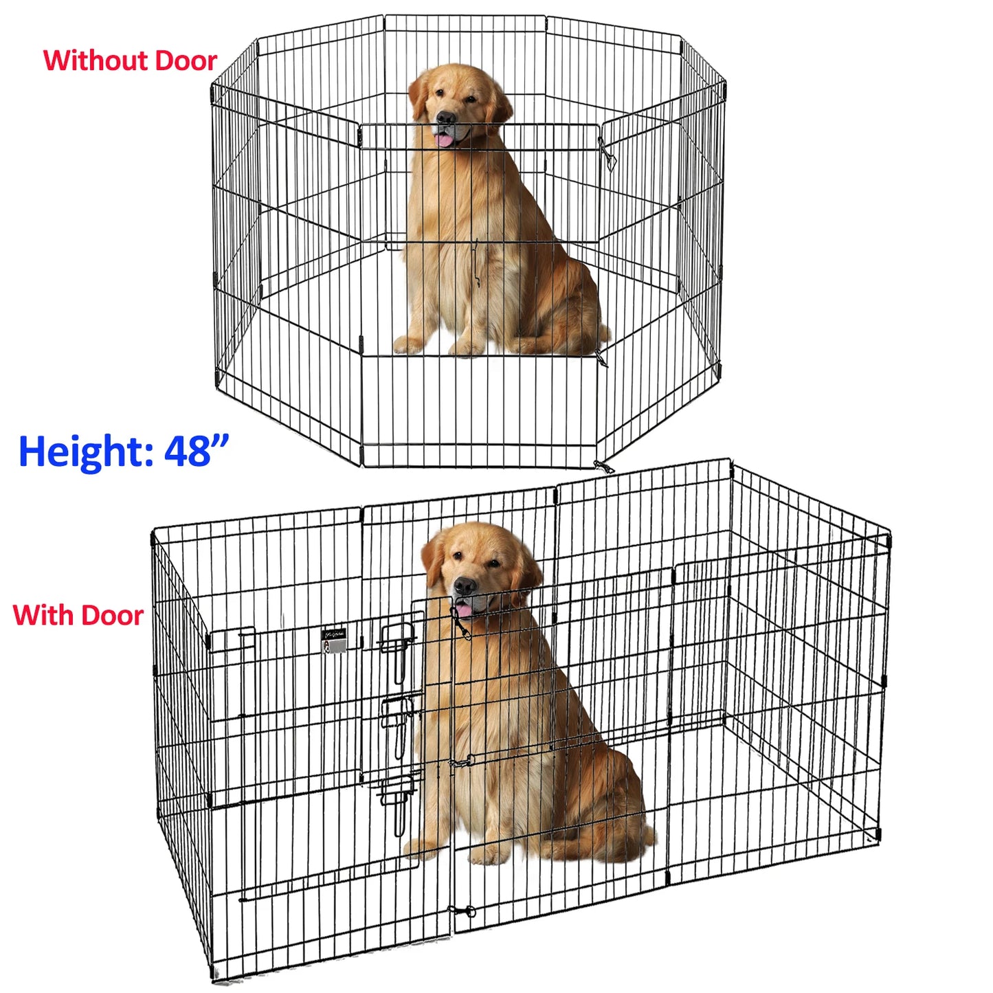 Foldable Metal Exercise Dog Playpen