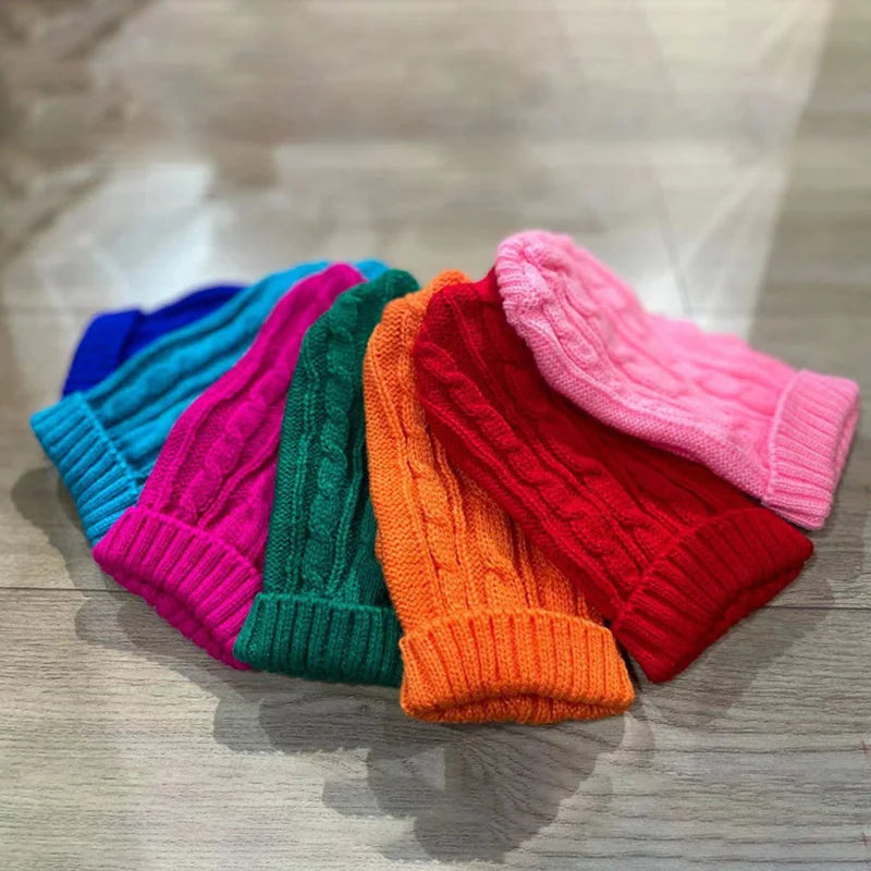 Dog Winter Clothes Knitted