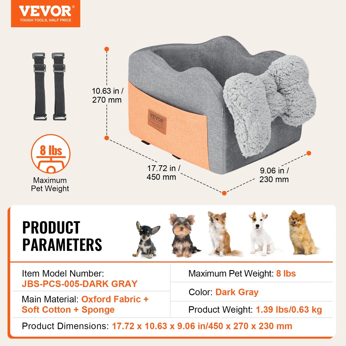 SucceBuy Dog Car Seat