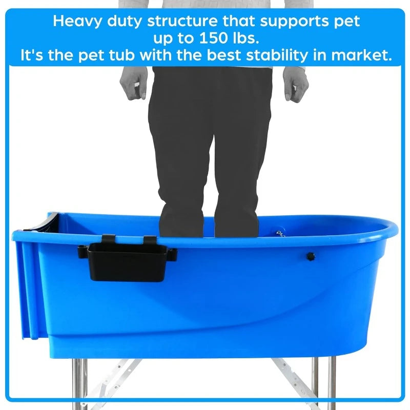 45" Pet Grooming Bathtub Dog Wash Station