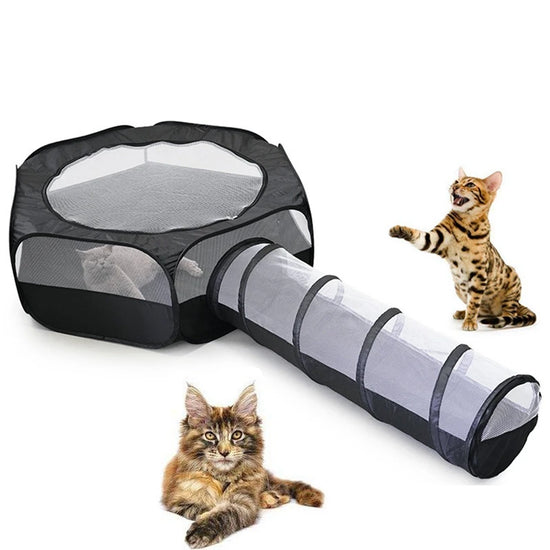 Cat Tunnel Cage House