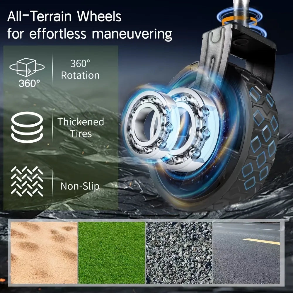 Capacity Heavy-Duty All-Terrain Folding Cart