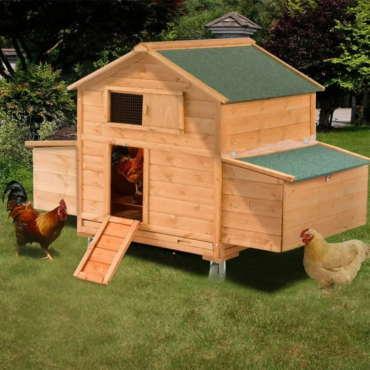 Large Chicken Coop with Wheels