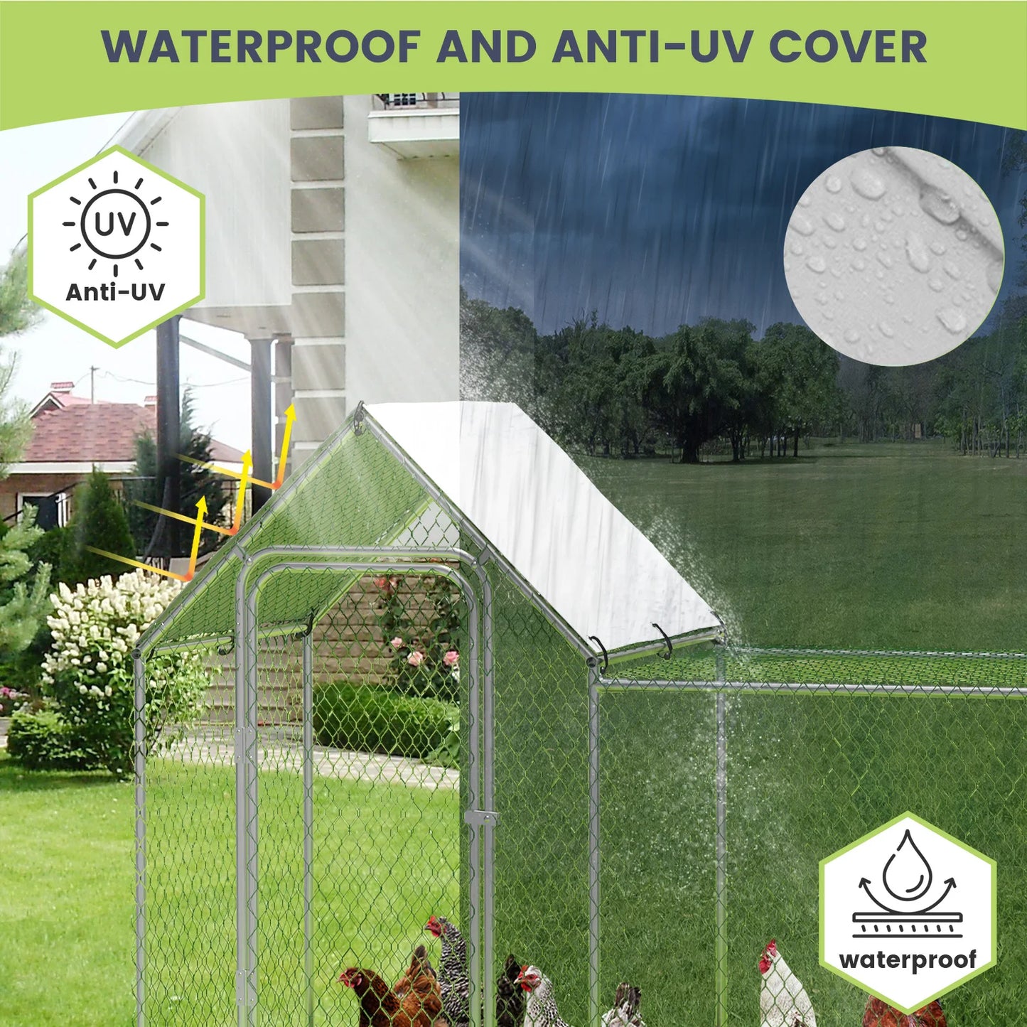 Flat Style Poultry Cage