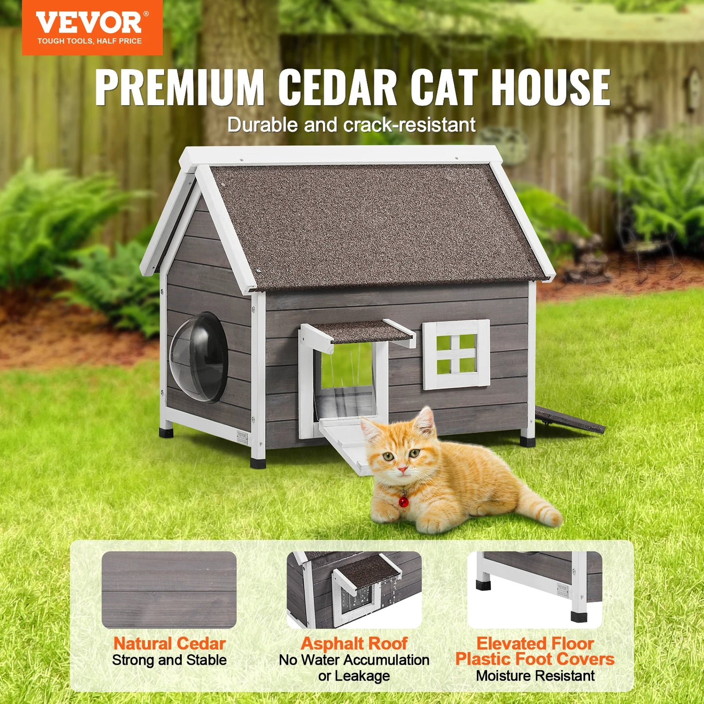 SucceBuy Outdoor Cat House