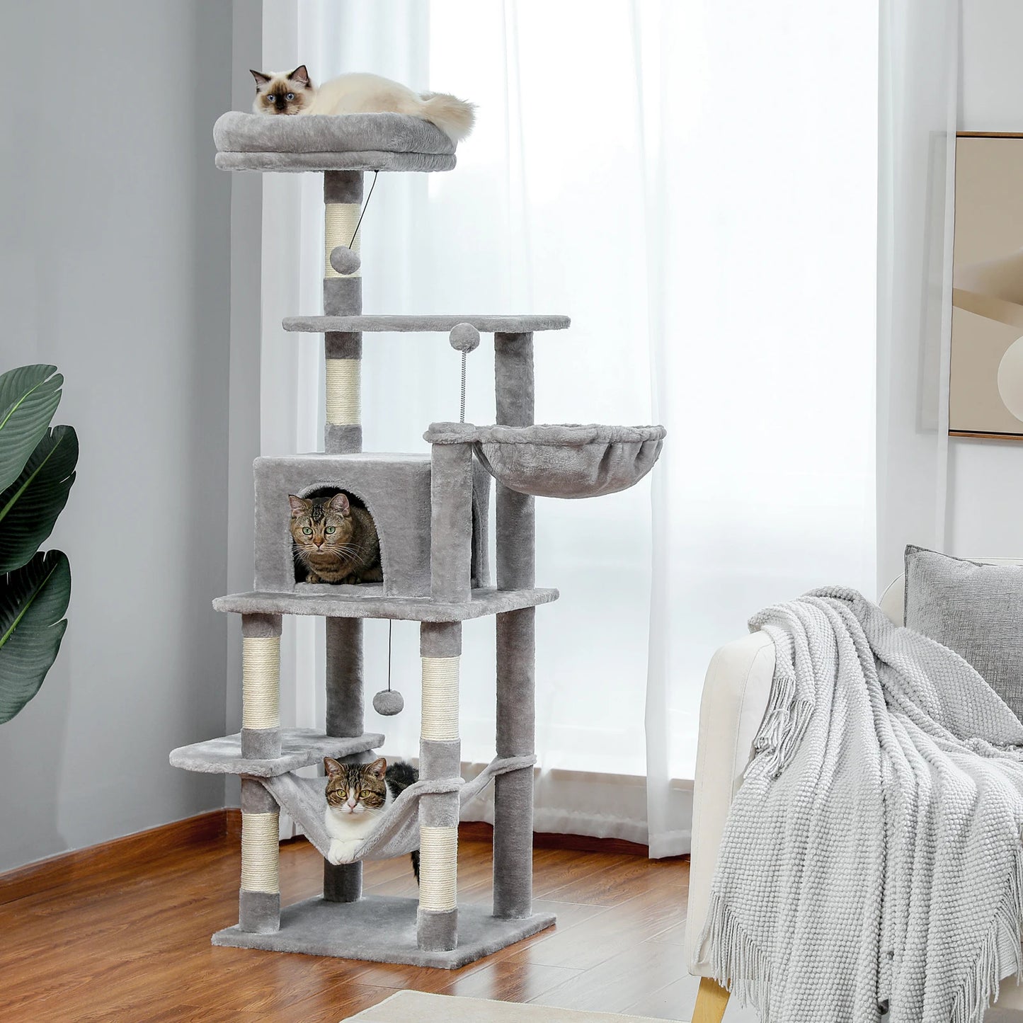 Pet Cat Tree House Condo