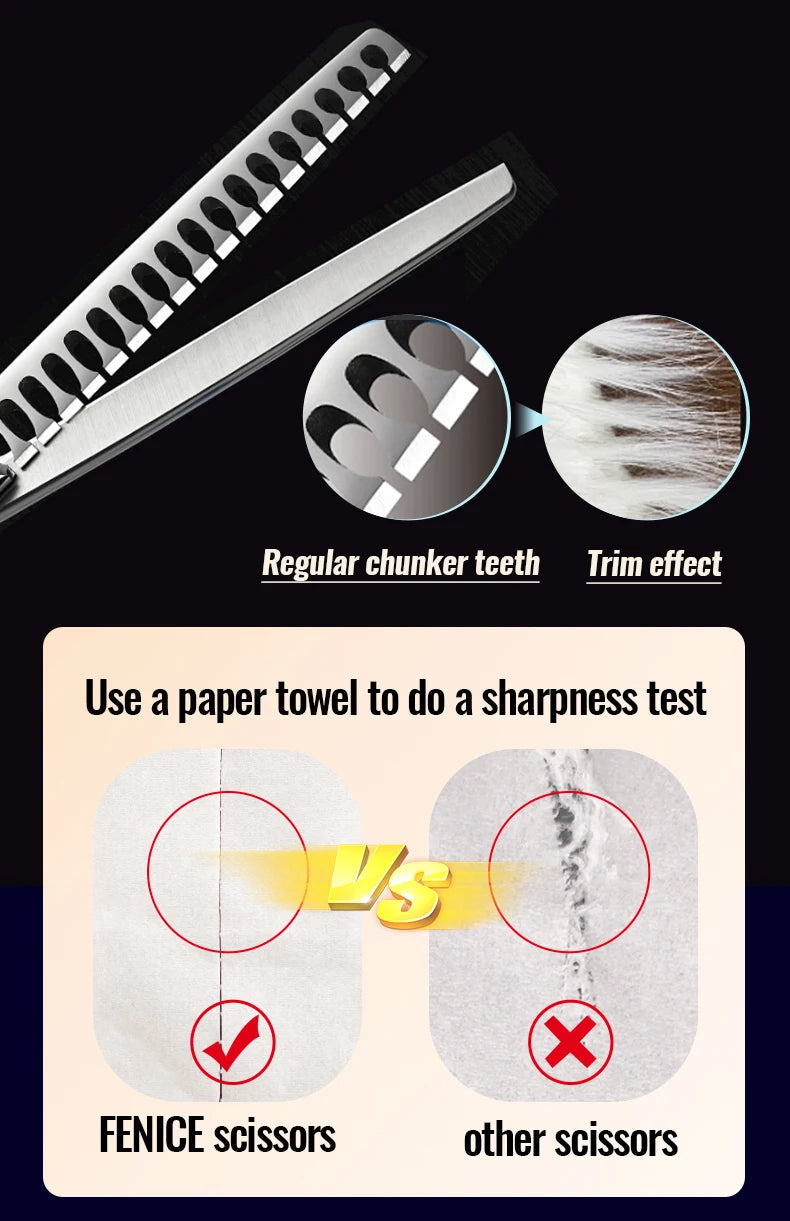 Fenice 7.0 Inch VG10 Steel 3D Gradient Traceless Teeth