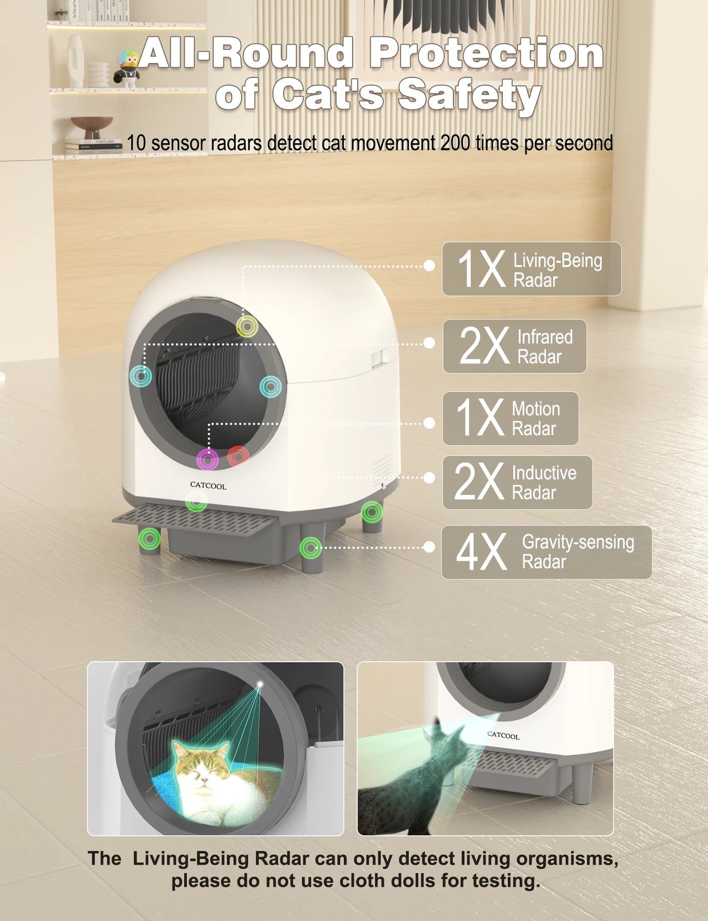 OMCPET Automatic Smart Cat Litter Box