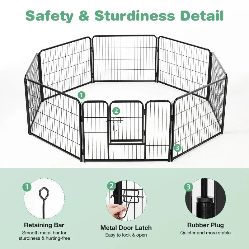 Gianna Metal Dog Playpen