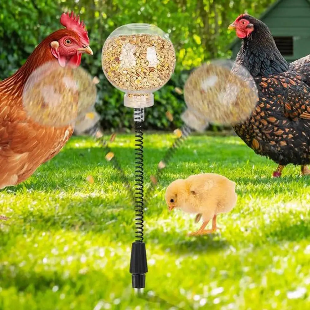2pcs Chicken Swing Feeder