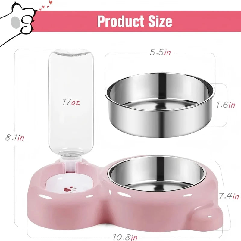 Smart 6L Auto Pet Feeder & Water Dispenser for Cats/Dogs -