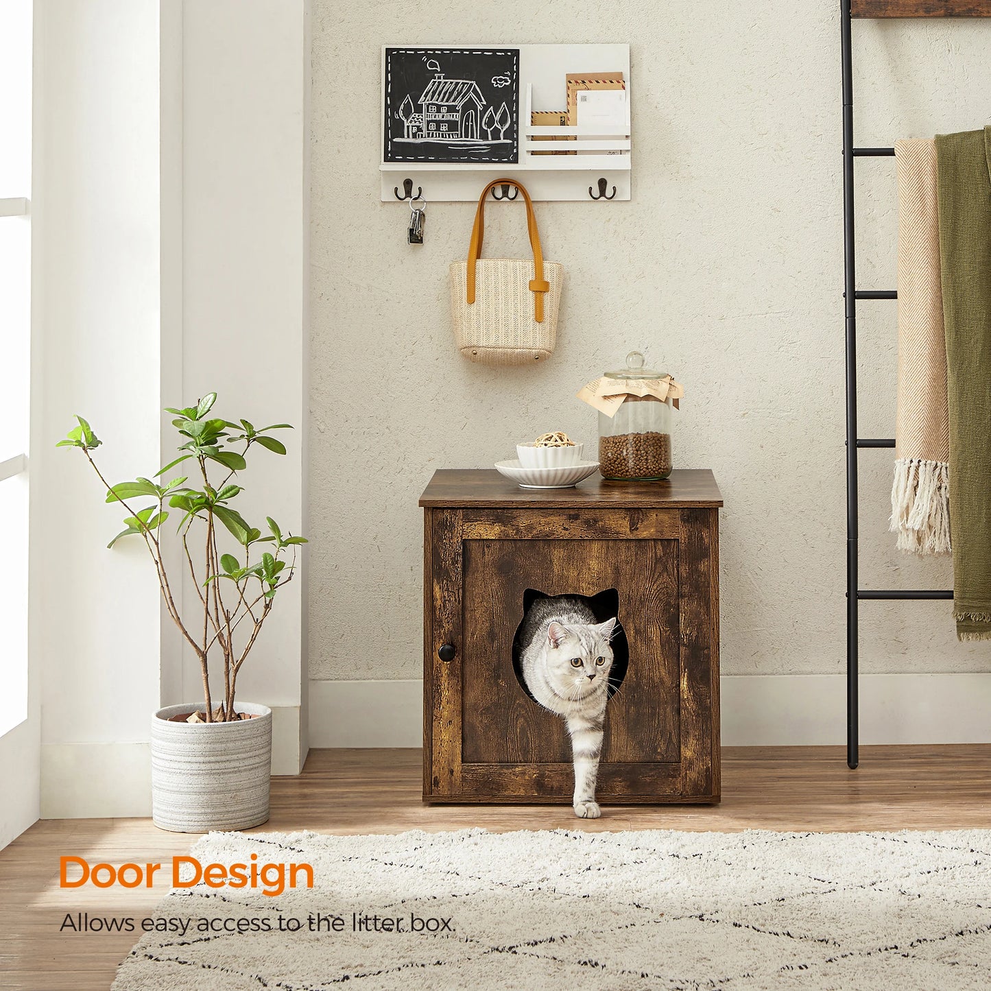 Feandrea Cat Litter Box Furniture