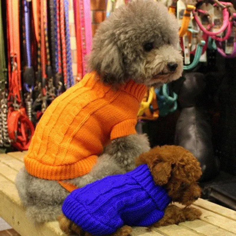 Dog Winter Clothes Knitted
