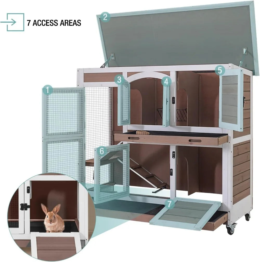 Rabbit Hutch Indoor Bunny House