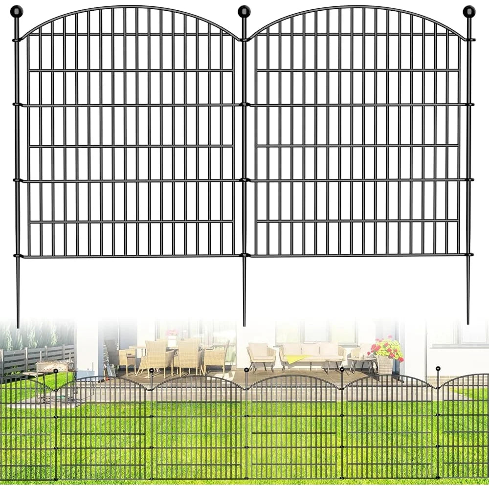 10 Panels No Dig Garden Fence