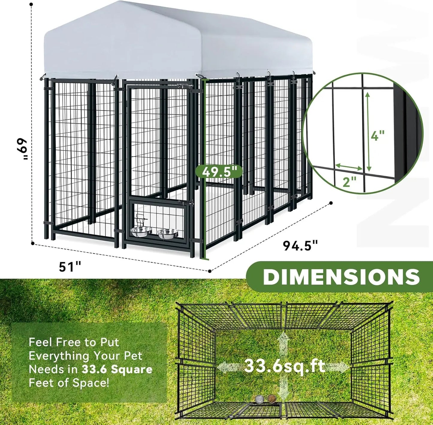 Outdoor Dog Kennel