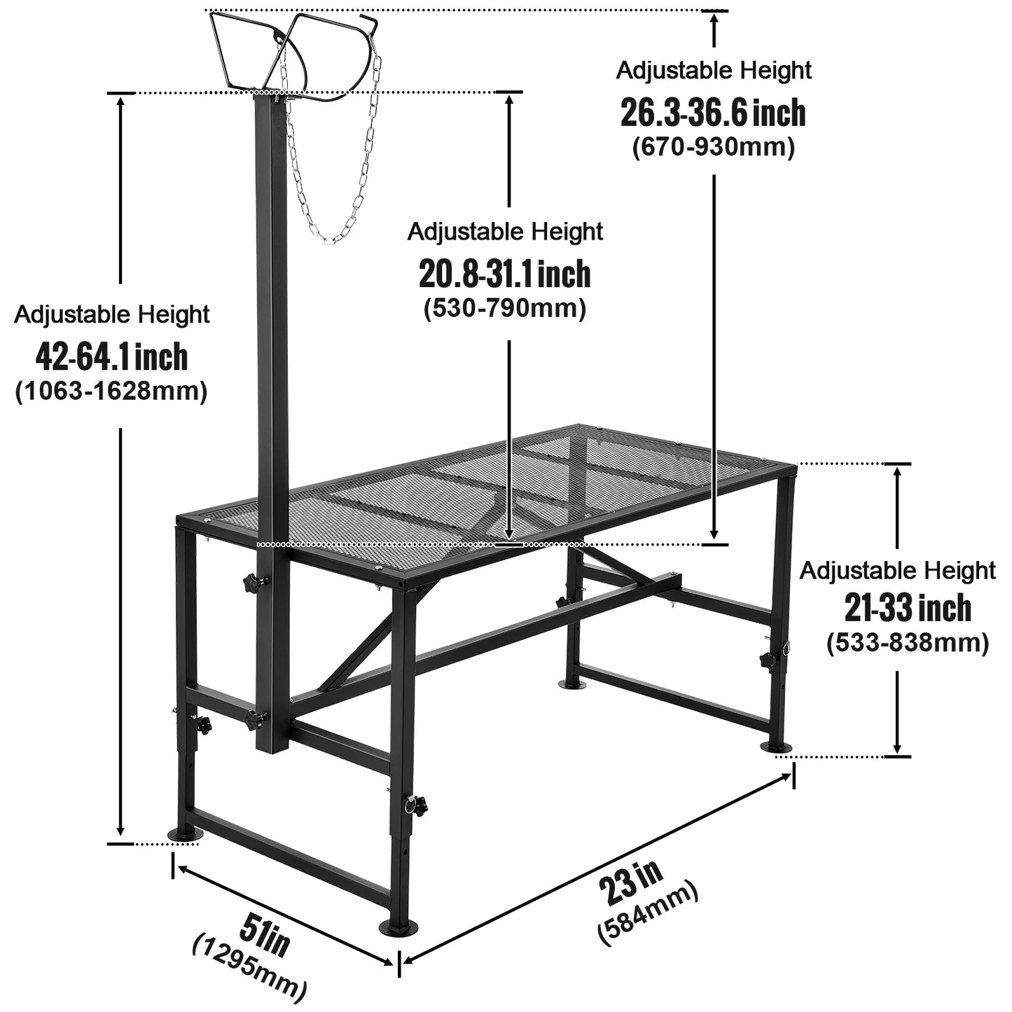 SucceBuy Goat & Sheep Stand, White