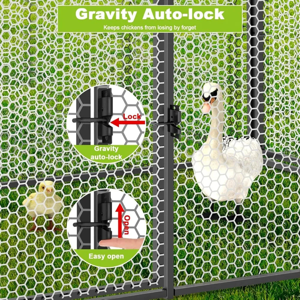 Large Metal Chicken Coop