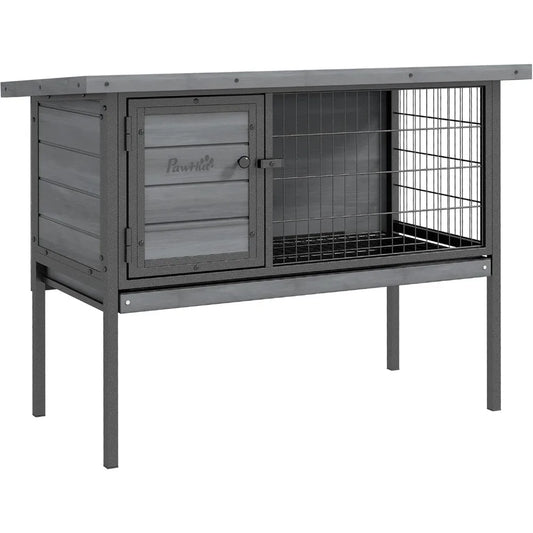 Rabbit Hutch Elevated Bunny Cage