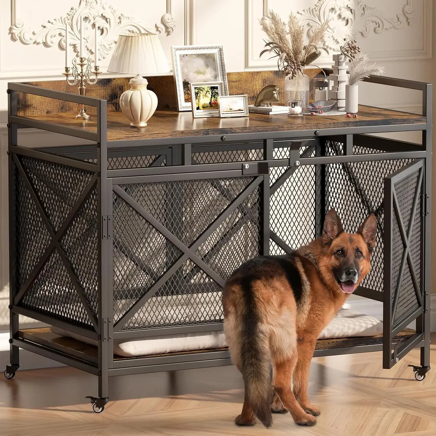 Large Dog Crate Furniture