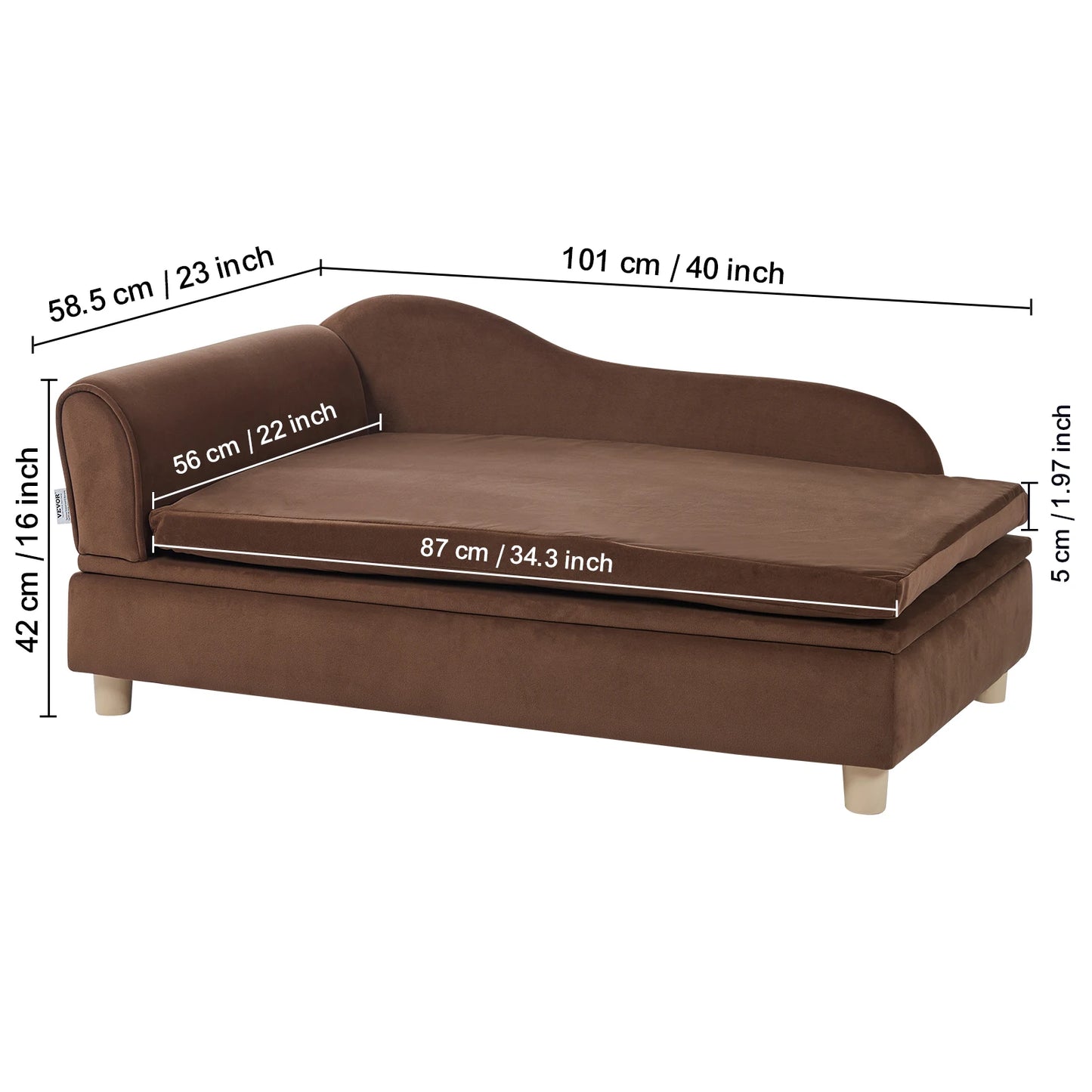 VEVOR Pet Sofa