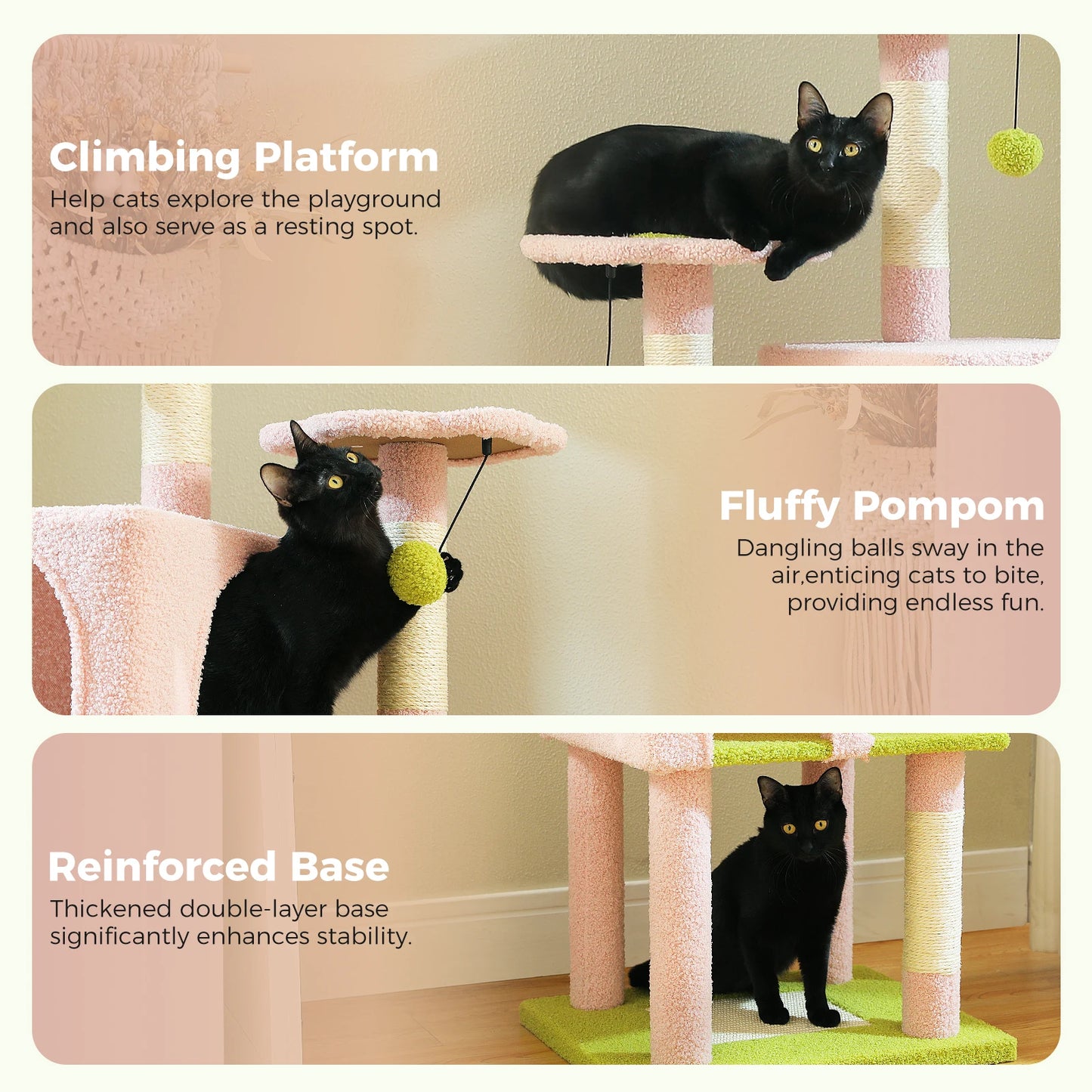 Cat Tree Tower for Indoor Cats