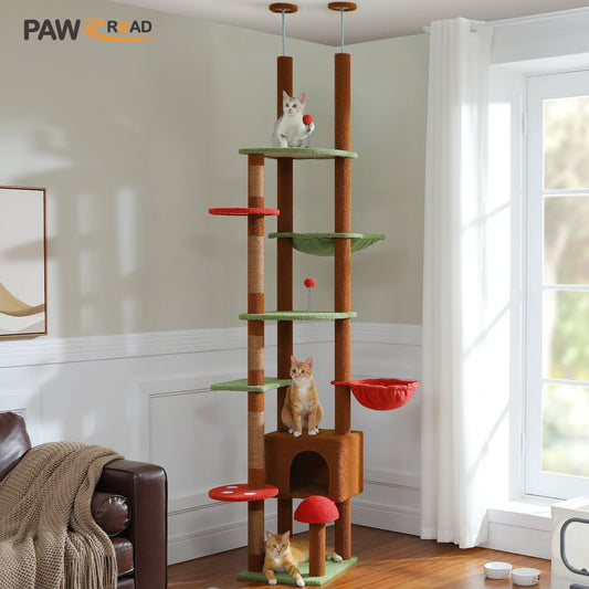 Floor to Ceiling Cat Tree Tower