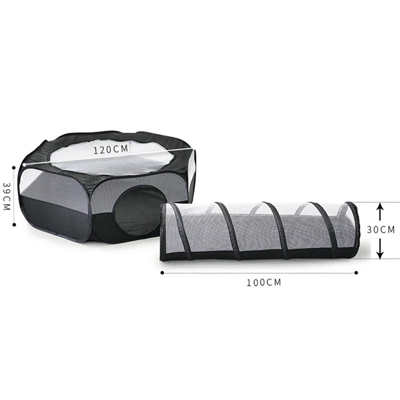 Cat Tunnel Cage House