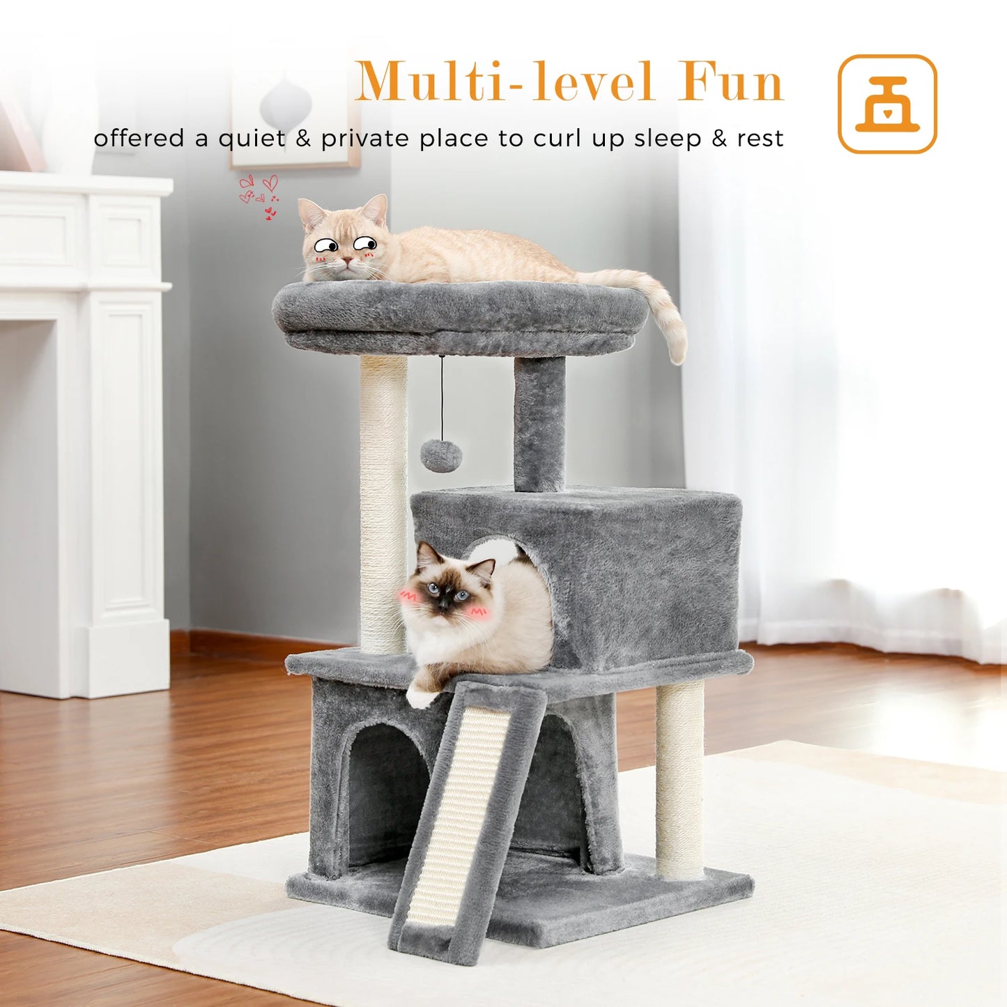 Wooden Cat Tower