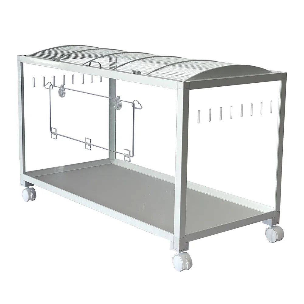 Large Plastic Metal Mouse Cage with Wheels