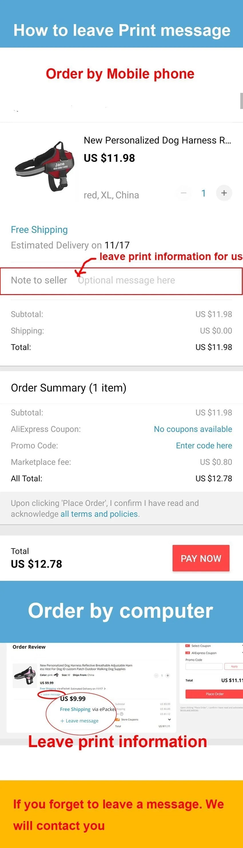 Dog Harness Adjustable Pet Vest