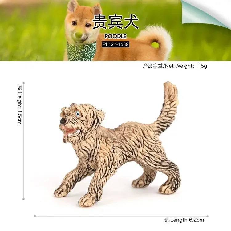 Realistic Dog Figurines for Kids
