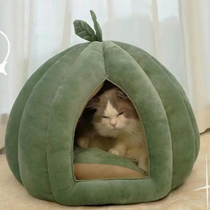 Winter Warm Cat Bed Pet Sleeping House