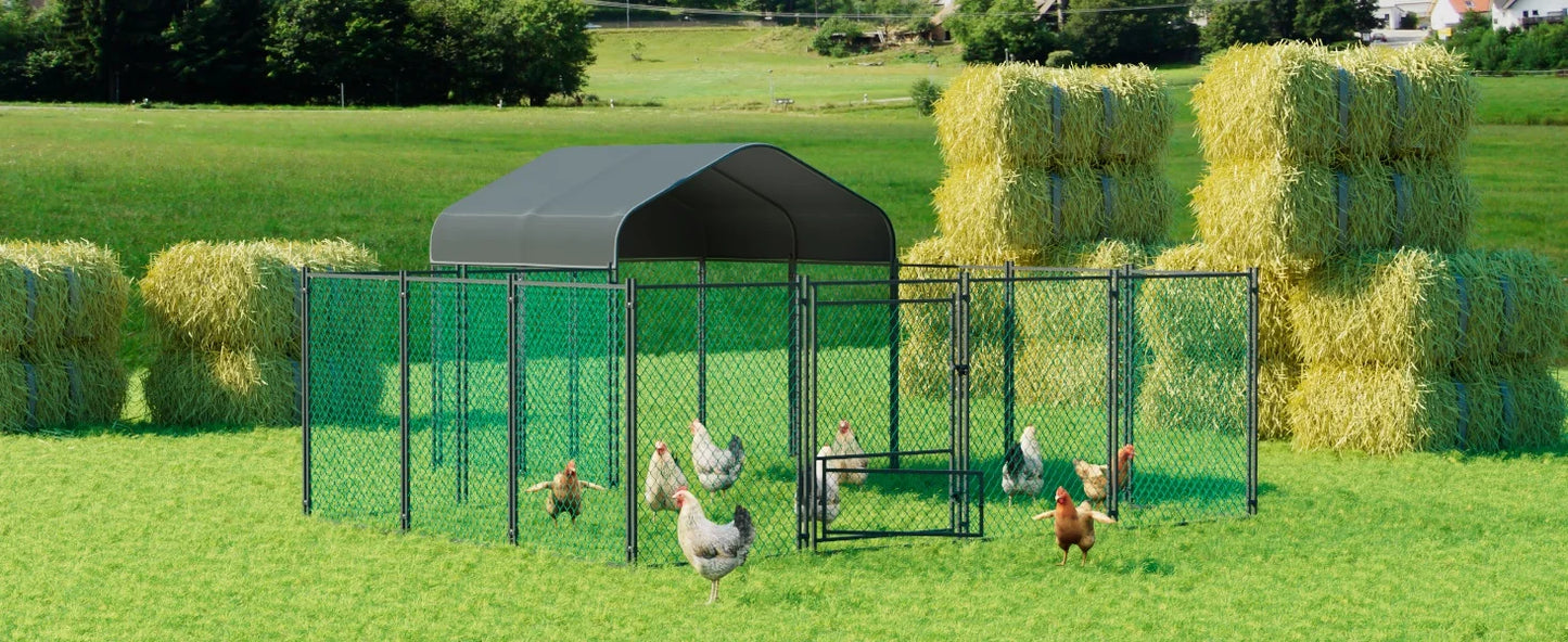 Heavy Duty XXL Chicken Run Coop Cage