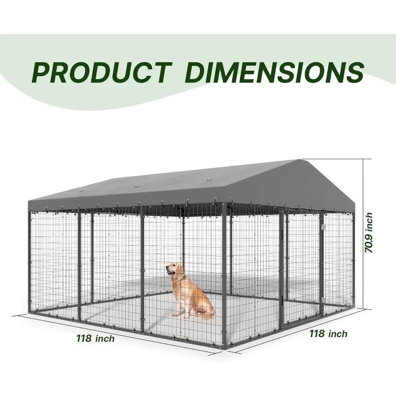 Large Outdoor Dog Kennel