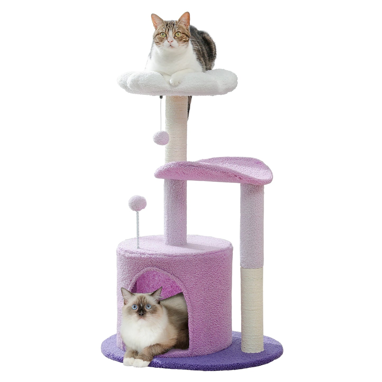 Flower Cat Tree for Small Indoor Cats