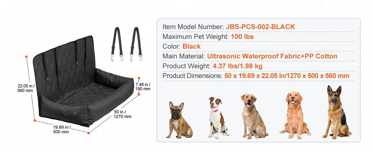 SucceBuy Dog Car Seat