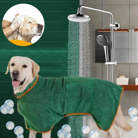 Dog Bathrobe Bath Towel Robe