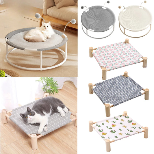 1 Raised Cat Hammock Bed
