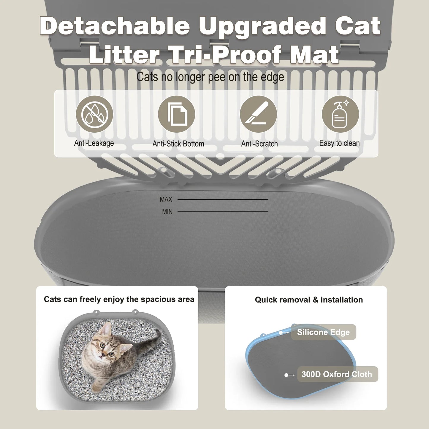 OMCPET Automatic Smart Cat Litter Box