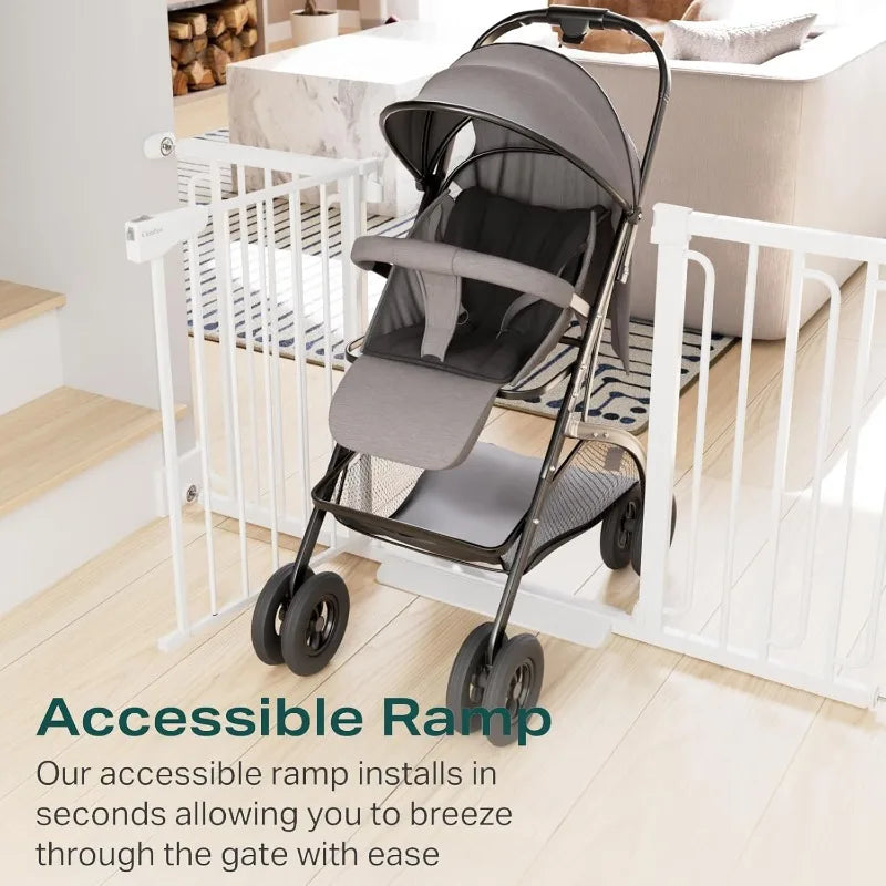 Extra Wide Baby Gate for Stairs
