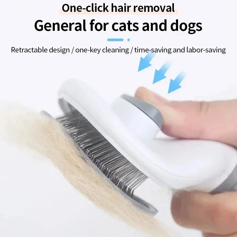 Pet Dog Brush Cat Comb Self Cleaning