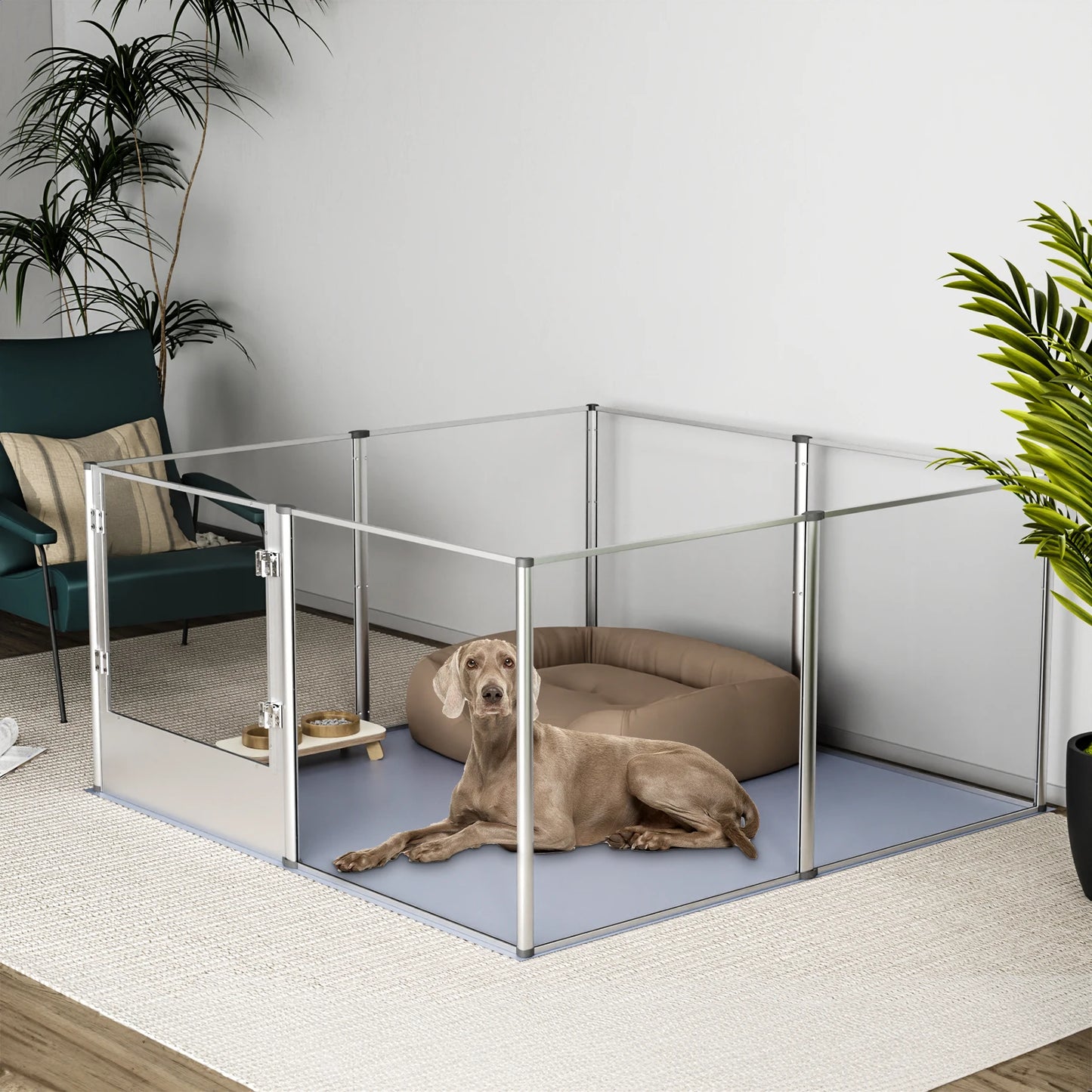 BingoPaw Acrylic Dog Playpen Fence
