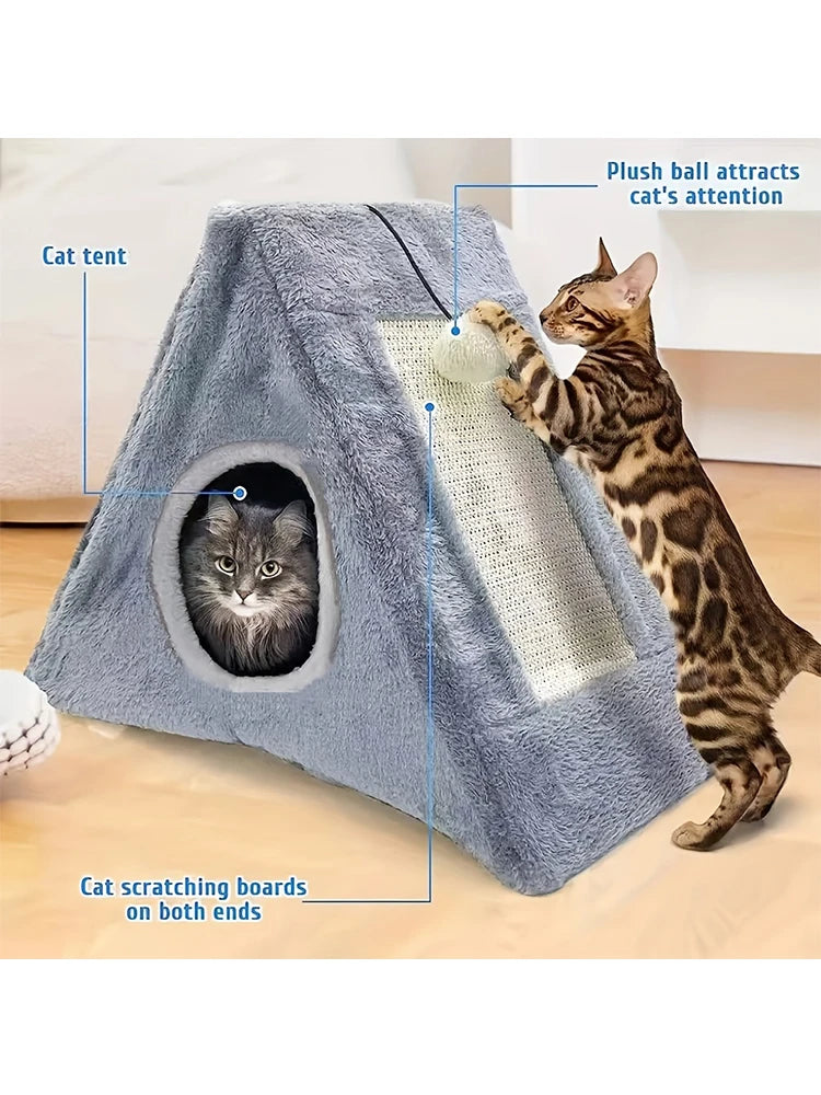 Pet bed suitable for cats under 15 pounds