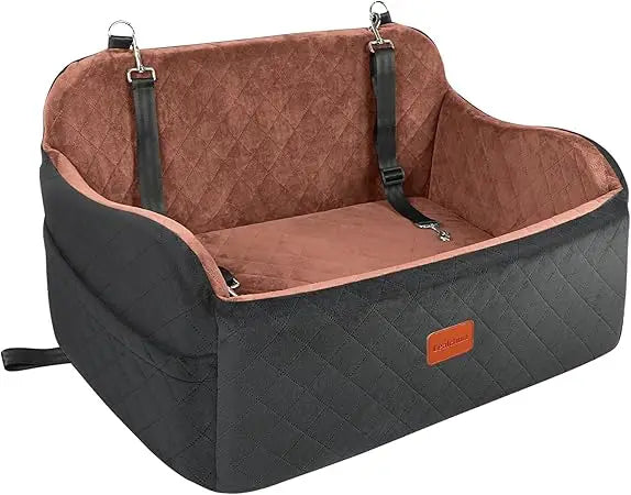 Large Dog Car Seat with Memory Foam Bed