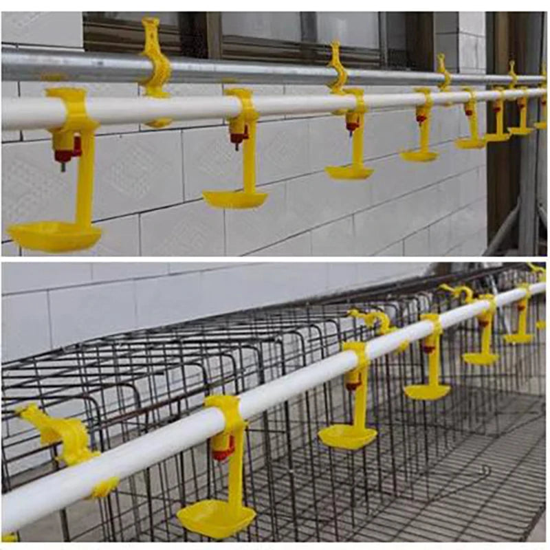 5pcs Plastic Chicken Nipple Drinkers