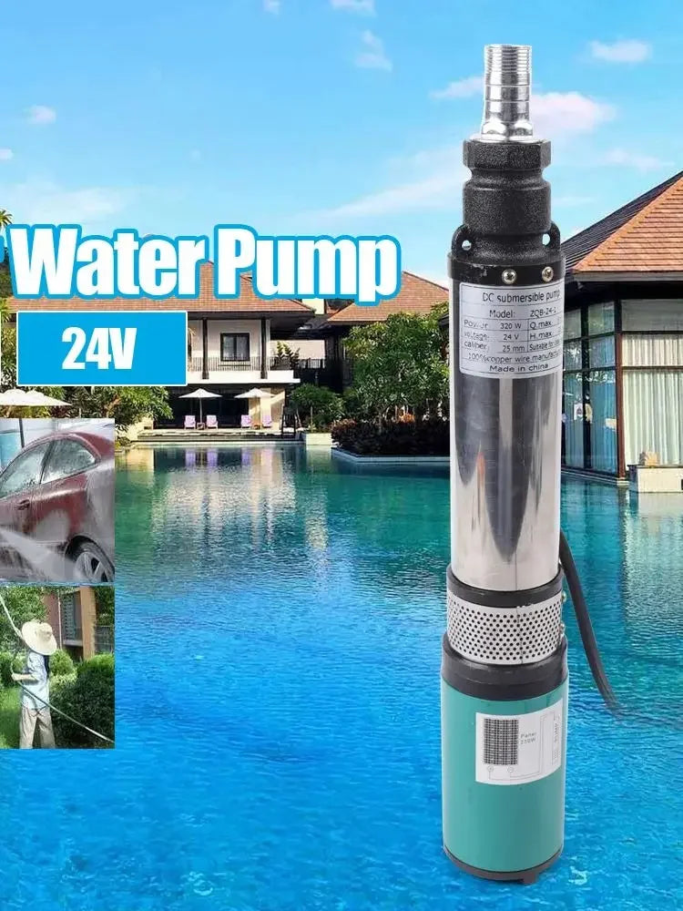 Electric Water Pump DC 24V Solar Pump Farm