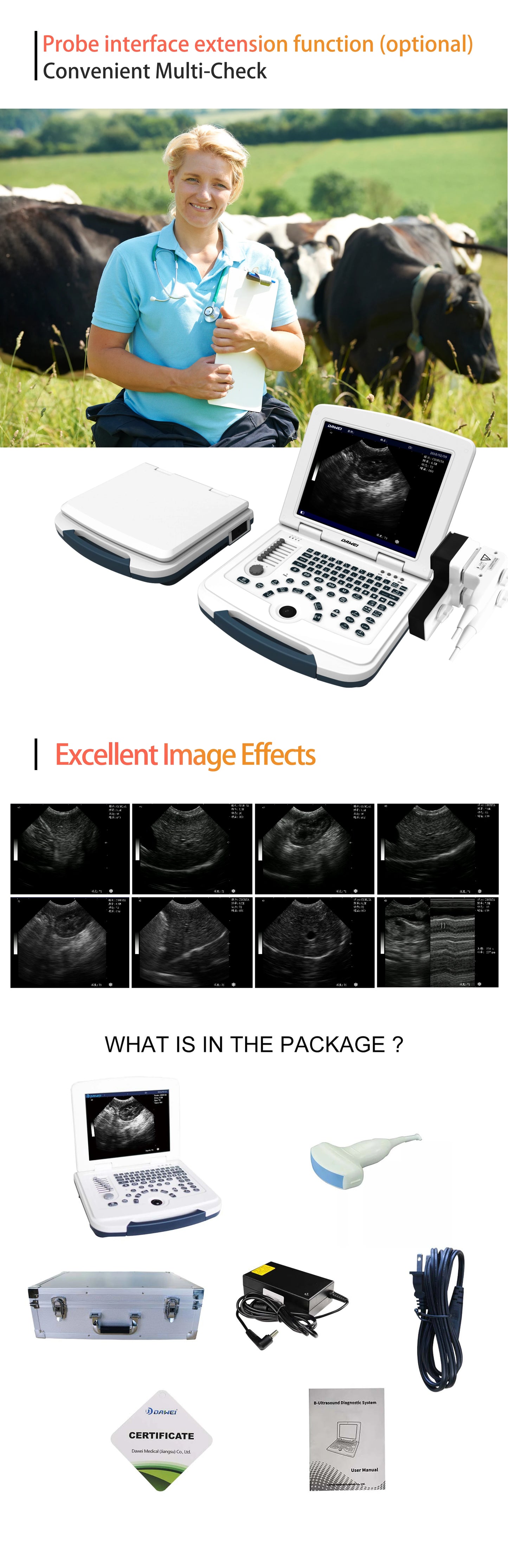 Portable Veterinary Ultrasound Scanner