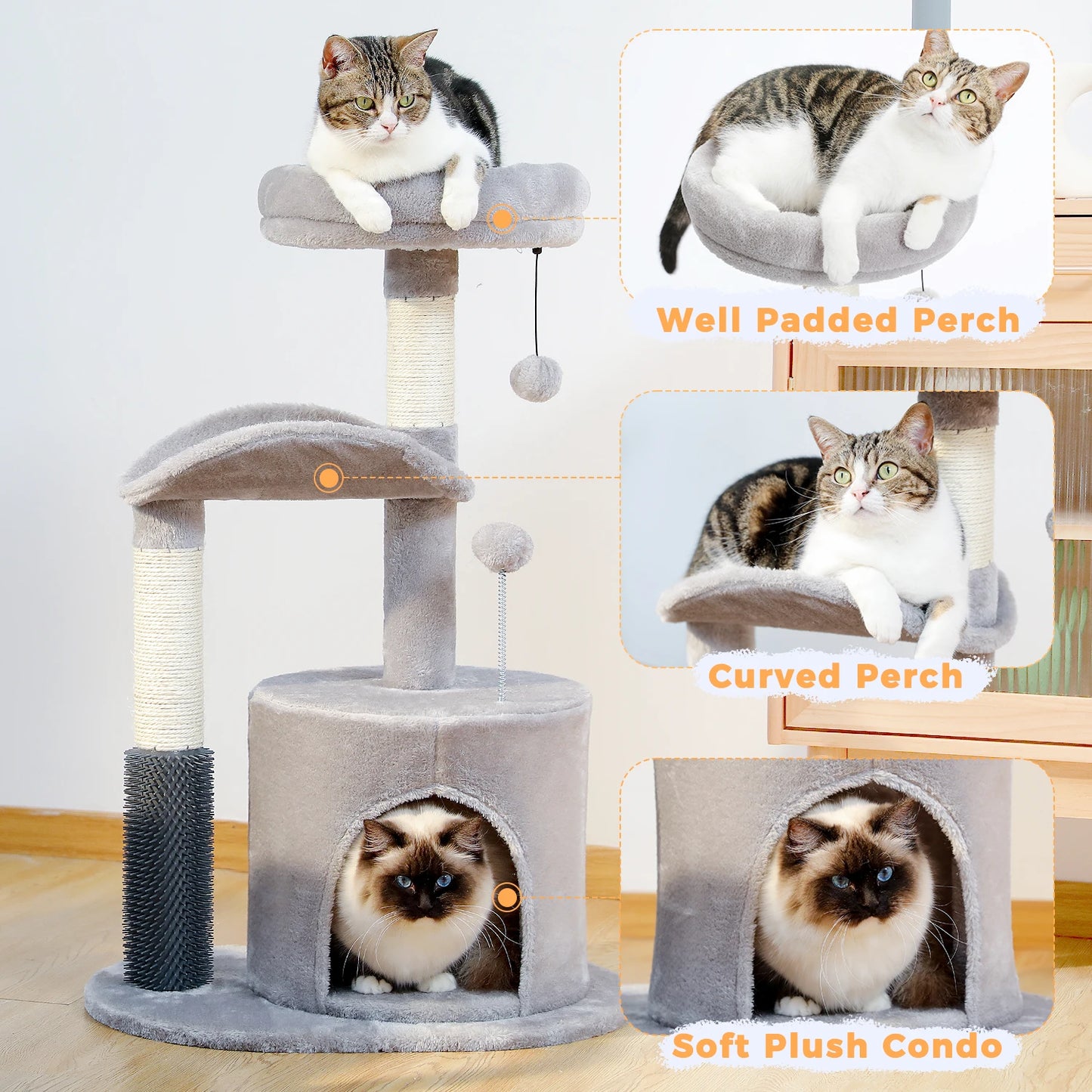 Pet Cat Tree House Condo