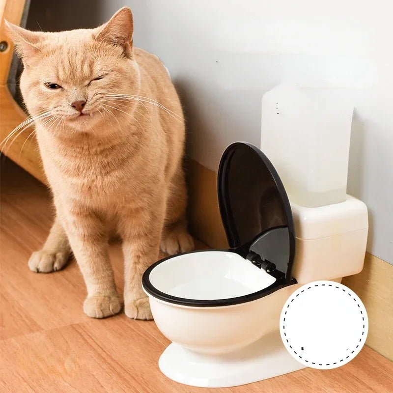 600 Ml Cat Spoof Toilet Water Dispenser